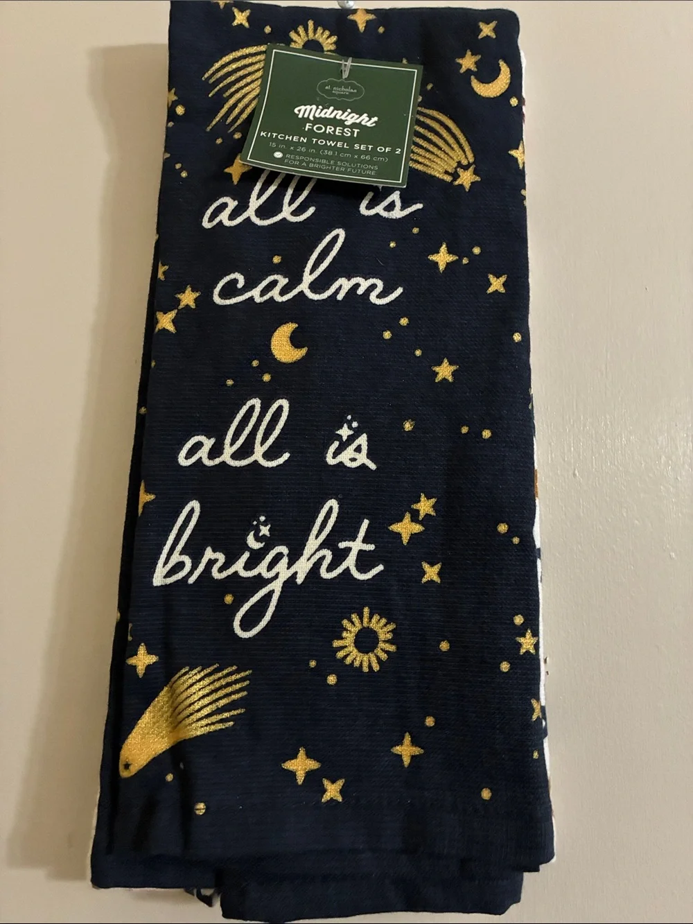 St. Nicholas Square - KITCHEN TOWELS (sets of 2) - your choice